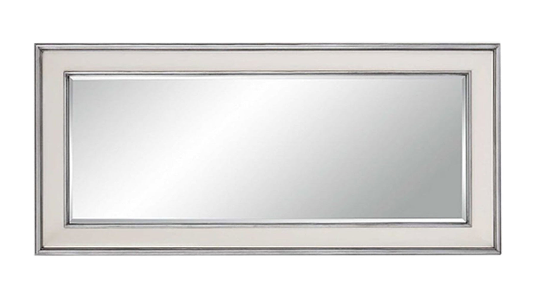 Metalic Trim Leaner MIrror