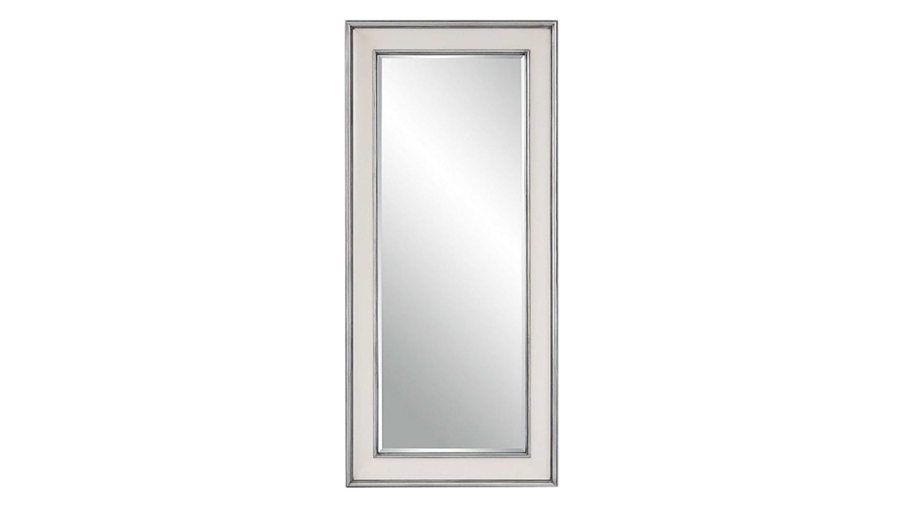 Metalic Trim Leaner MIrror