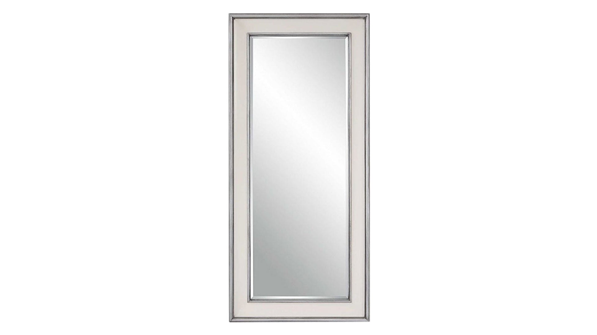 Metalic Trim Leaner MIrror