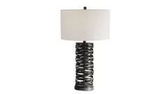 Alita Rust Black Table Lamp