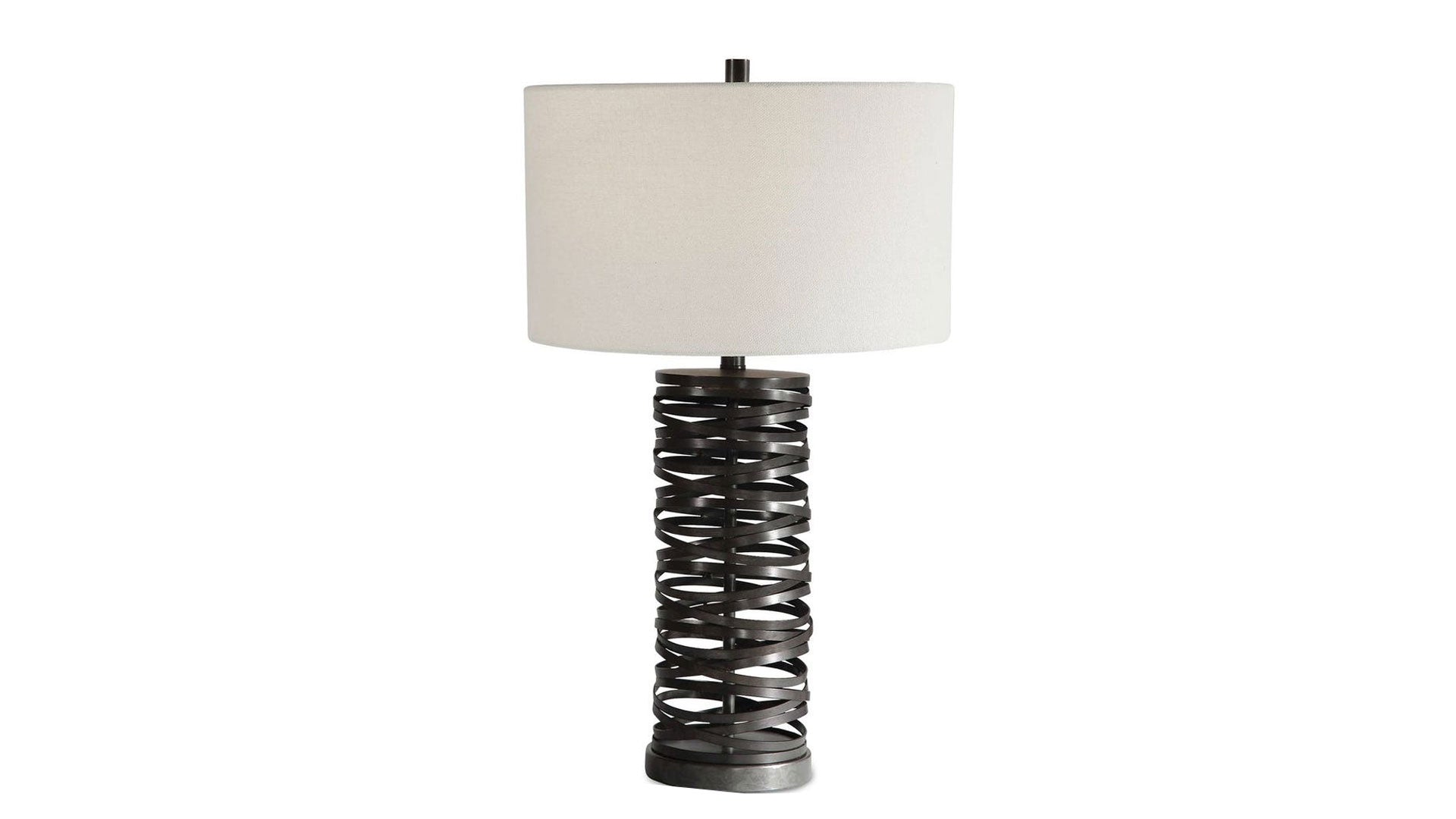 Alita Rust Black Table Lamp