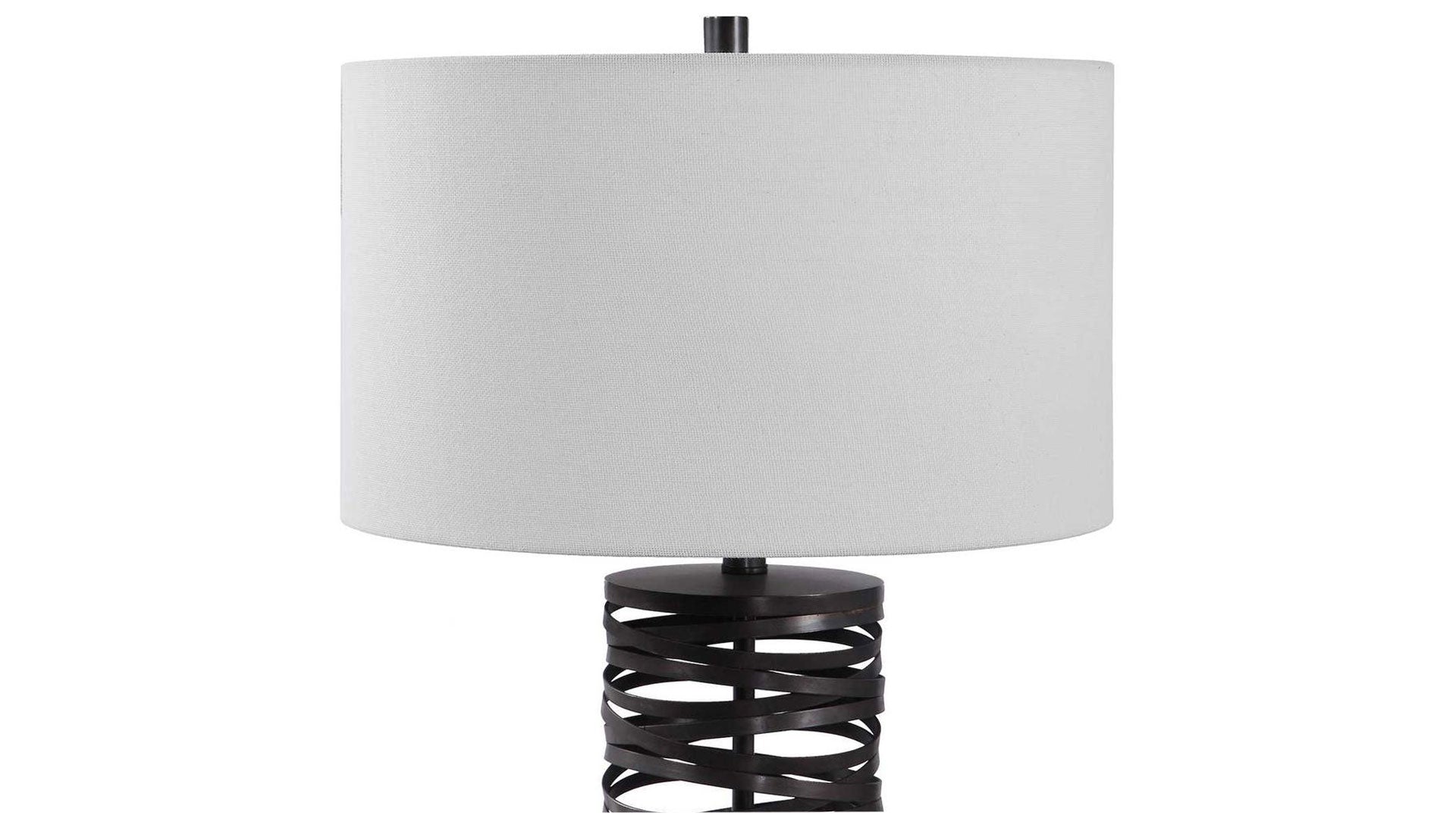 Alita Rust Black Table Lamp