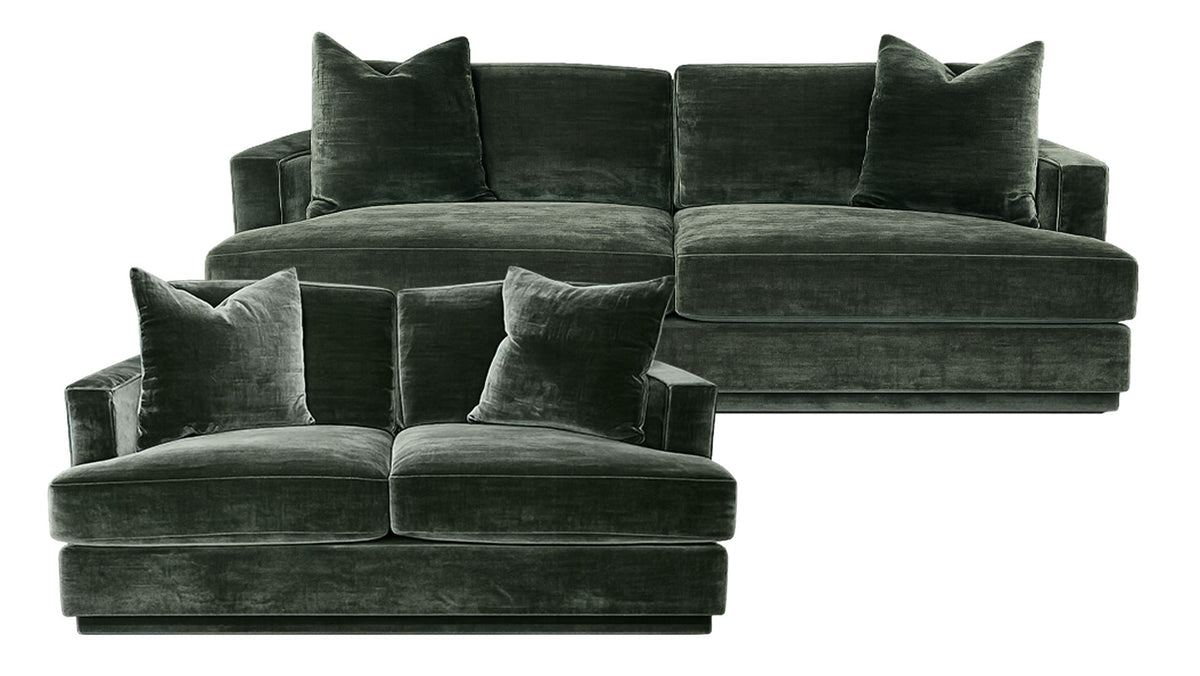 Santos Sacramento 2pc Sofa & Loveseat | Upholstered Living Room Set | Gallery Furniture