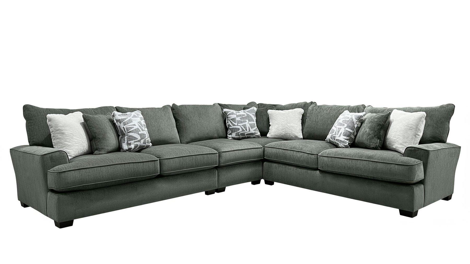 3pc Morpheus Lodin Green Sectional