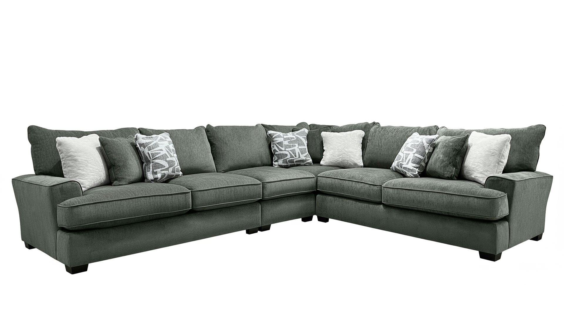 3pc Morpheus Lodin Green Sectional