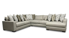 Lombardy Dover Performance Fabric 4-Piece Sectional