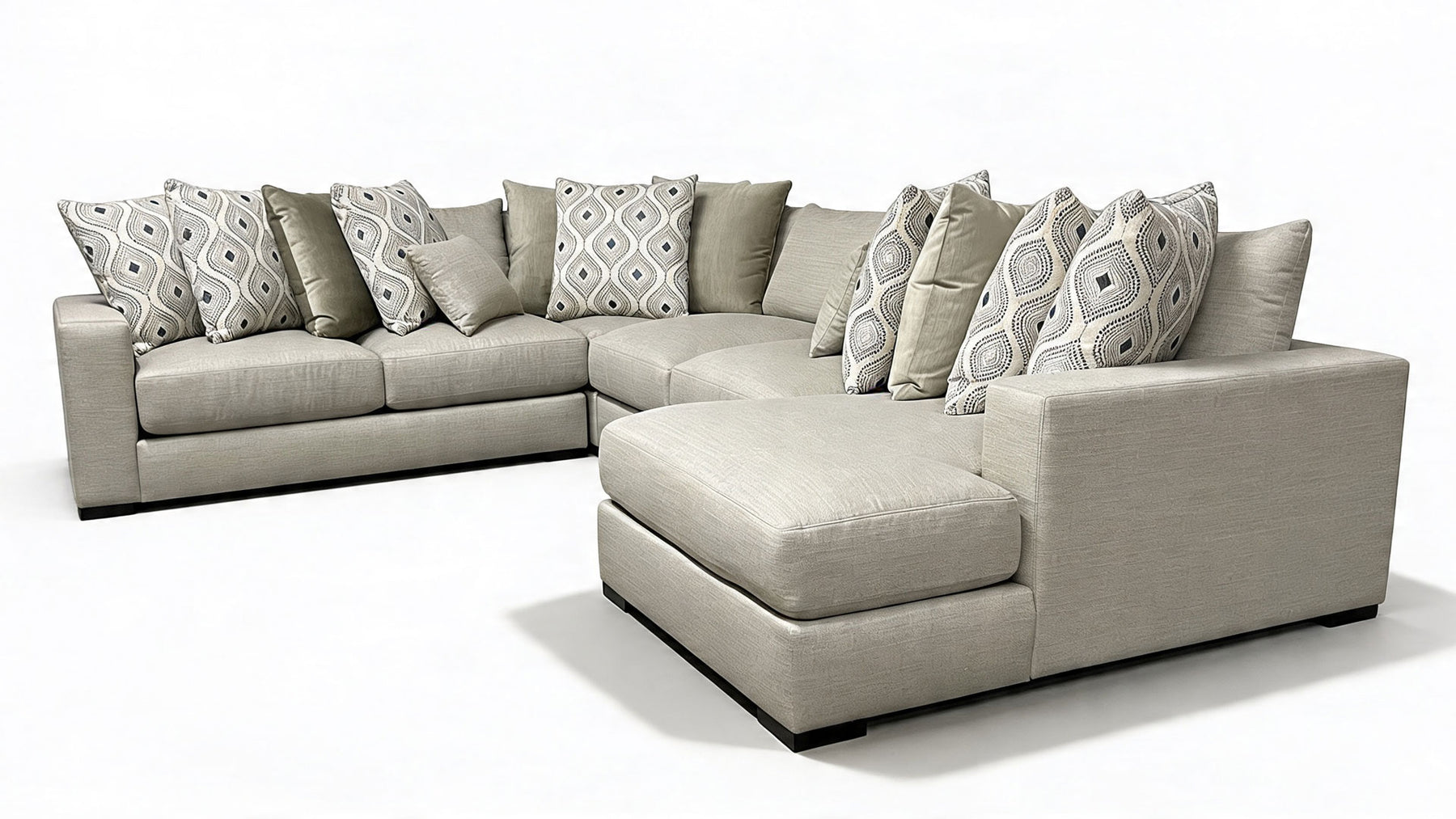 Lombardy Dover Performance Fabric 4-Piece Sectional