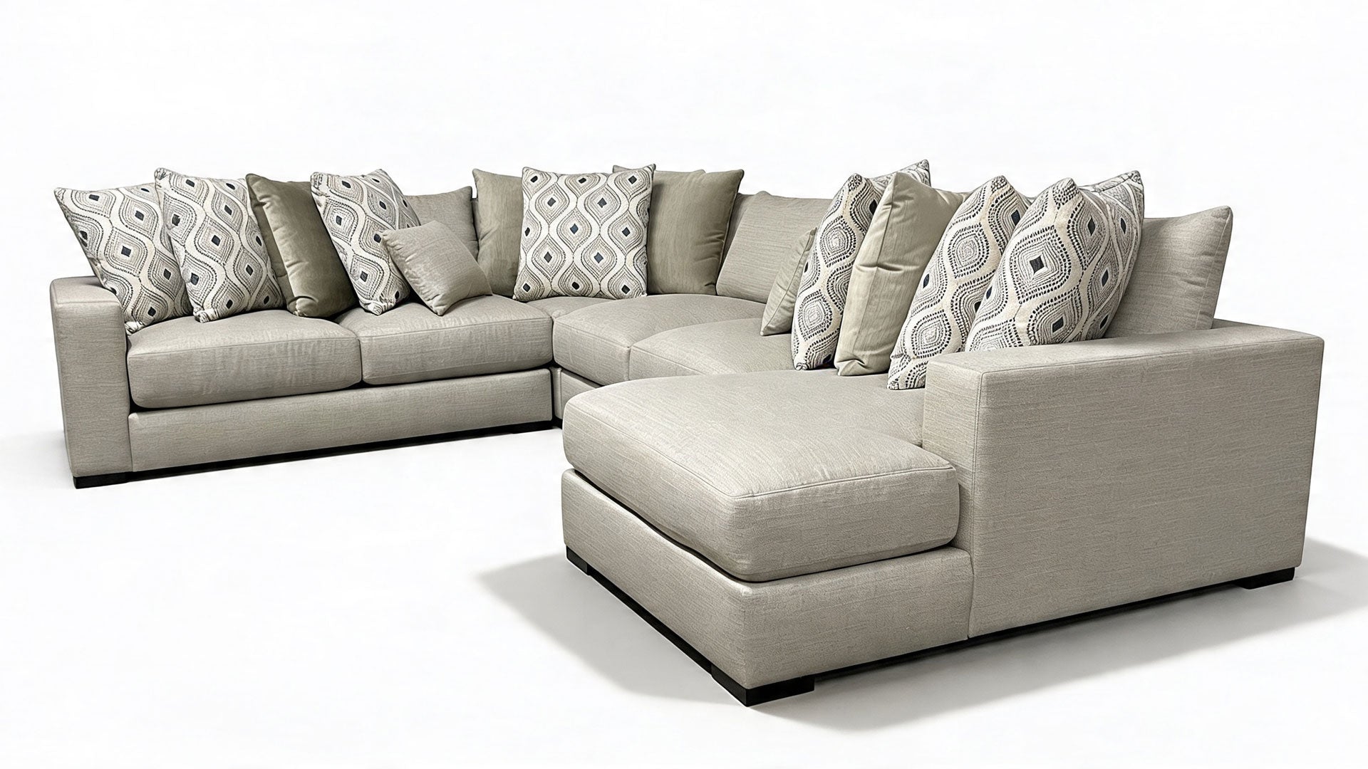 Lombardy Dover Performance Fabric 4-Piece Sectional