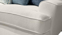 Amara Chalk 3-Piece Performance Fabric Sectional | Made in USA | Gallery Furniture