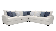 Amara Chalk 3-Piece Performance Fabric Sectional | Made in USA | Gallery Furniture