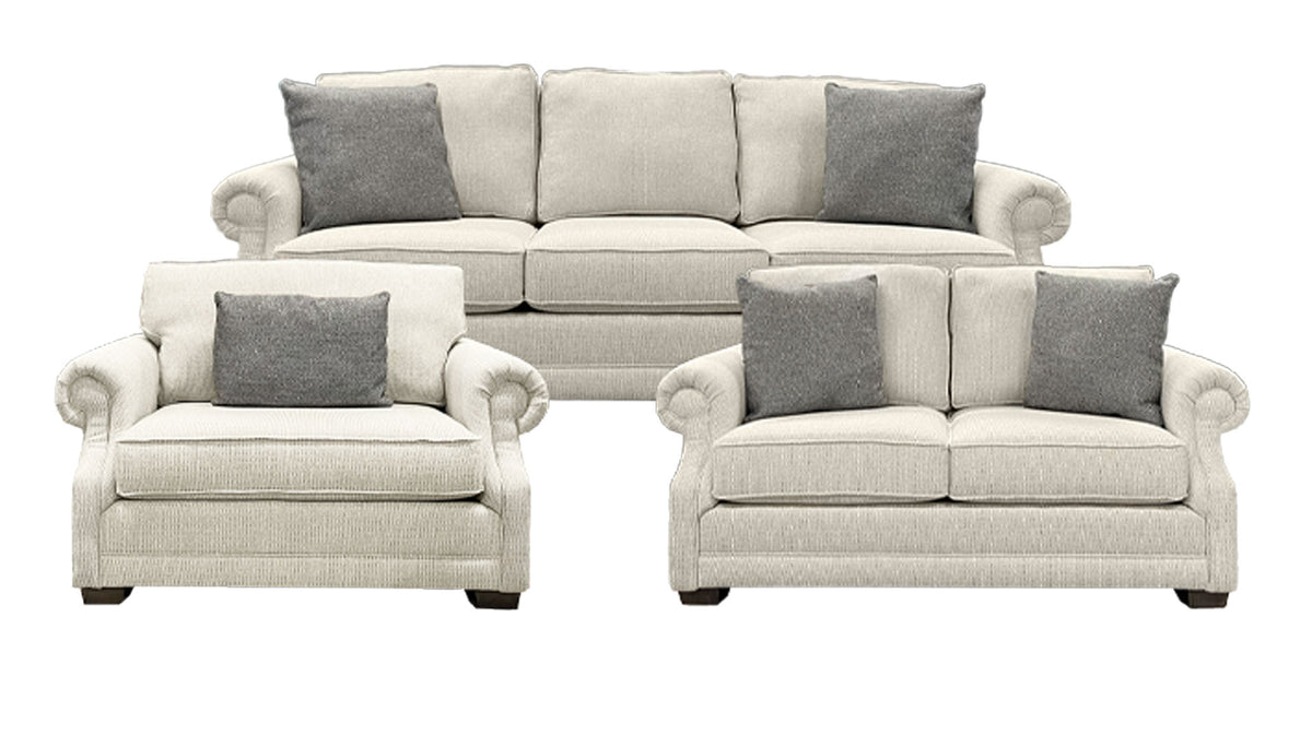 Sofá, loveseat y silla Bromance Coin de 3 piezas