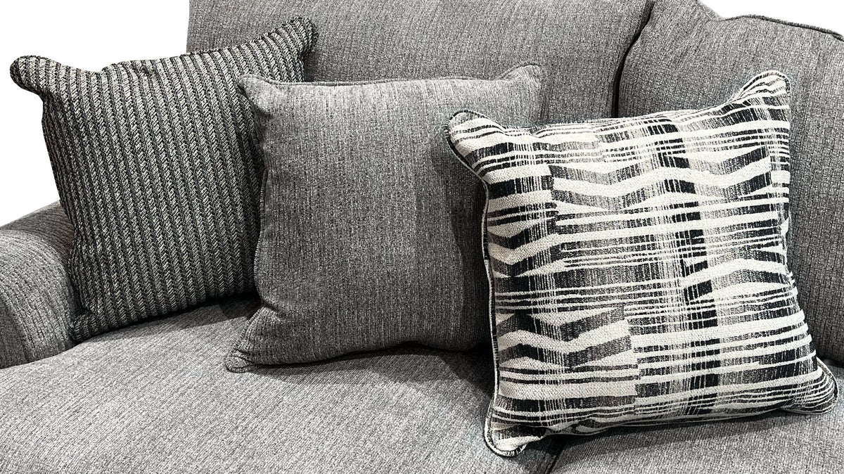 3pc Reed Charcoal Sectional