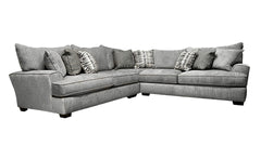 3pc Reed Charcoal Sectional