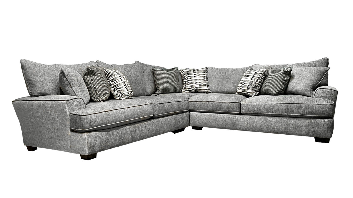 3pc Reed Charcoal Sectional
