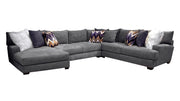 Sensation Charcoal Left Arm Facing Chaise Sectional