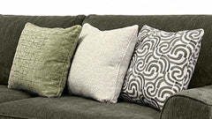 Madrid Moss Performance Fabric 3pc Sectional