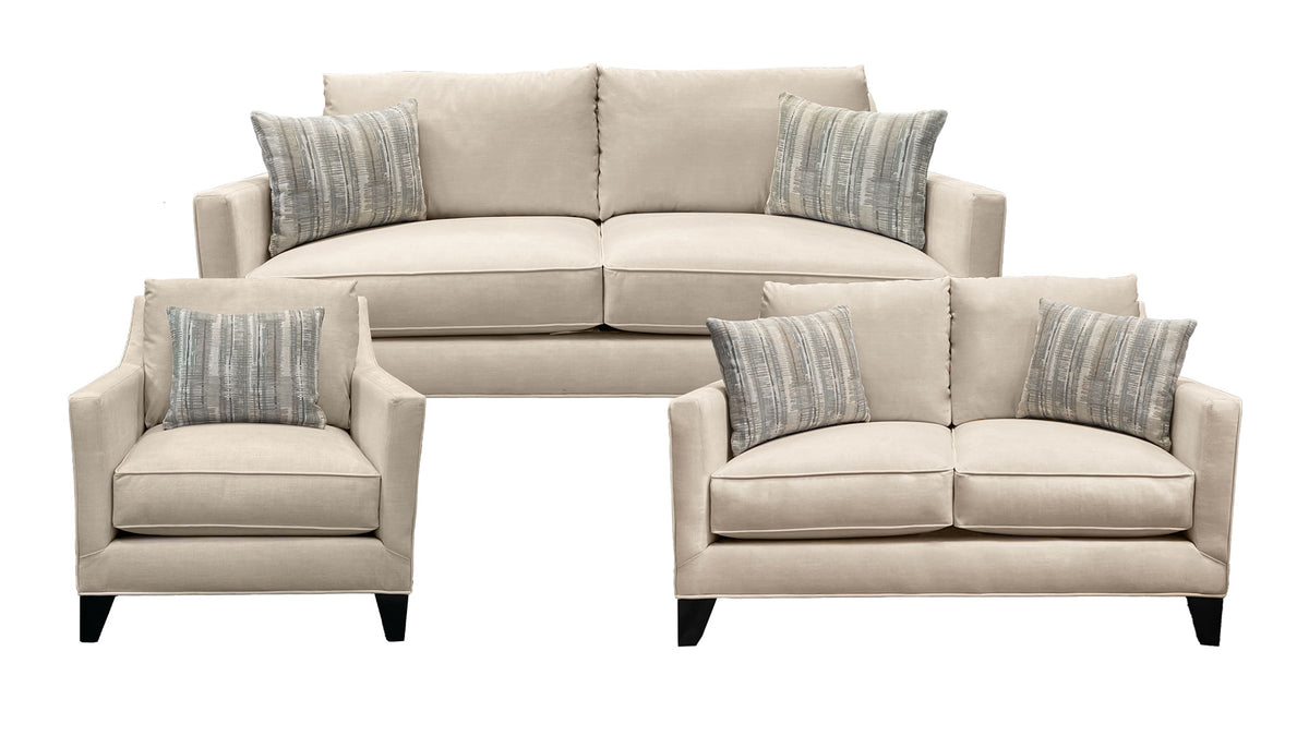 3pc Margaret Sofa, Loveseat & Chair