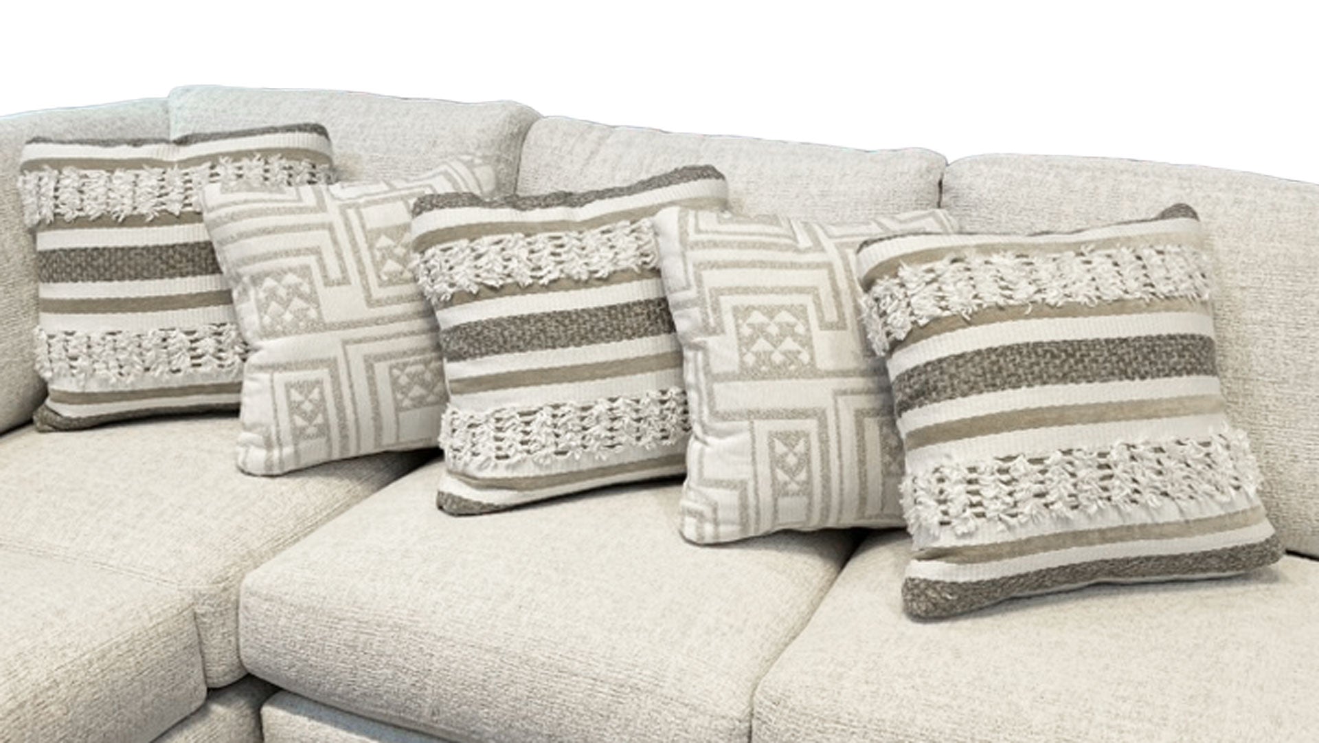 Seneca 3pc Left Side Facing Sectional | Modern Sectional Sofa | Gallery Furniture