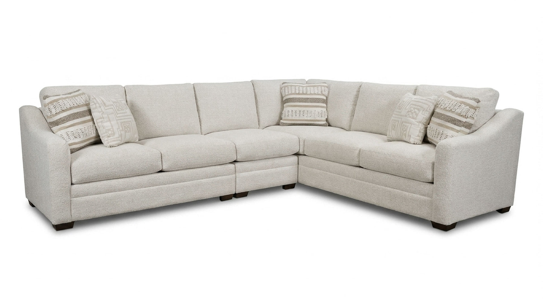 Seneca 3pc Left Side Facing Sectional | Modern Sectional Sofa | Gallery Furniture