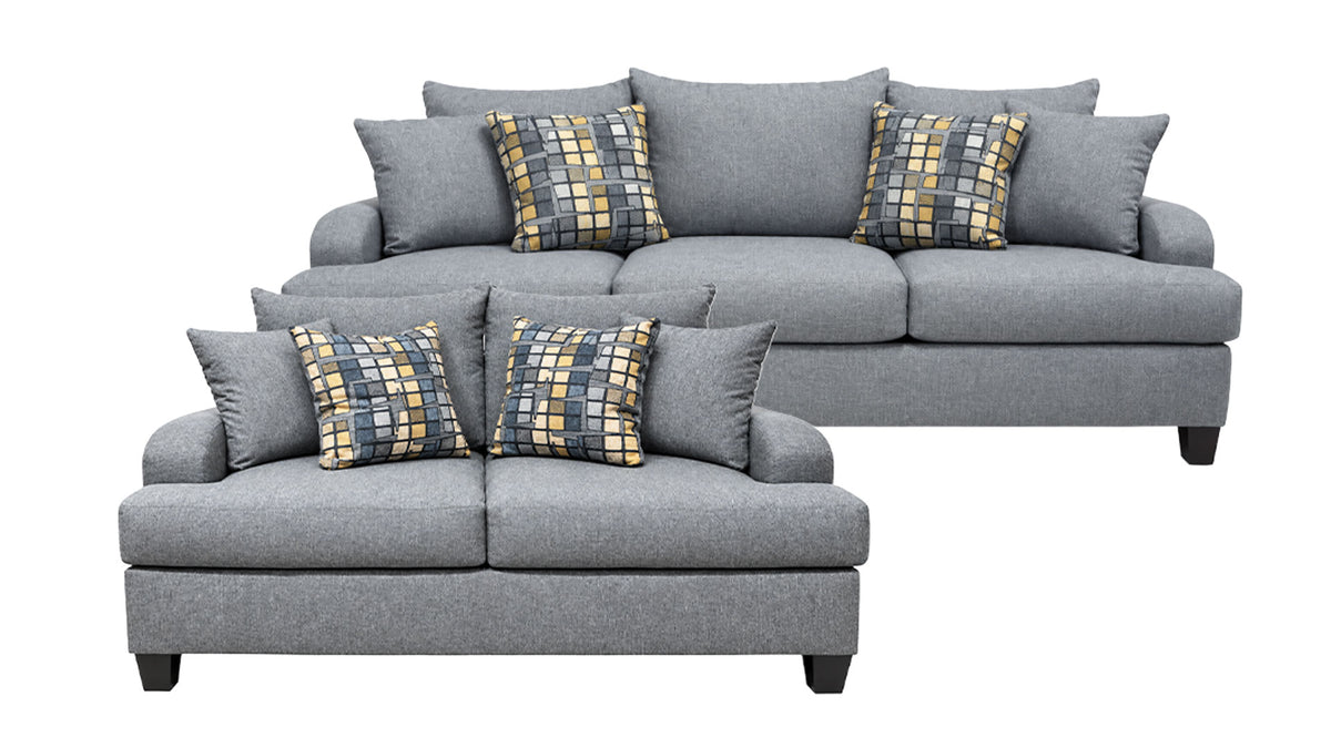 2pc Greenlight Sofa & Loveseat | Gallery Furniture