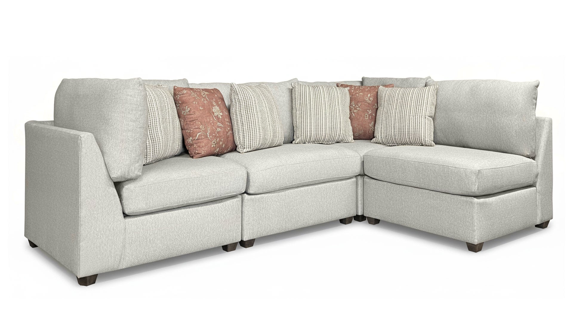Conjunto modular de 4 piezas «Solara Pebble Crypton Performance Fabric»