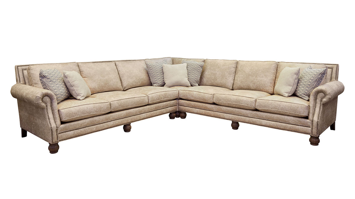 Palance Marble Microfiber Sectional