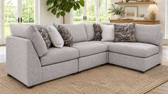 Degorgeous Ash 4-Piece Modular Sectional by Mayo Furniture | Made in USA | Gallery Furniture