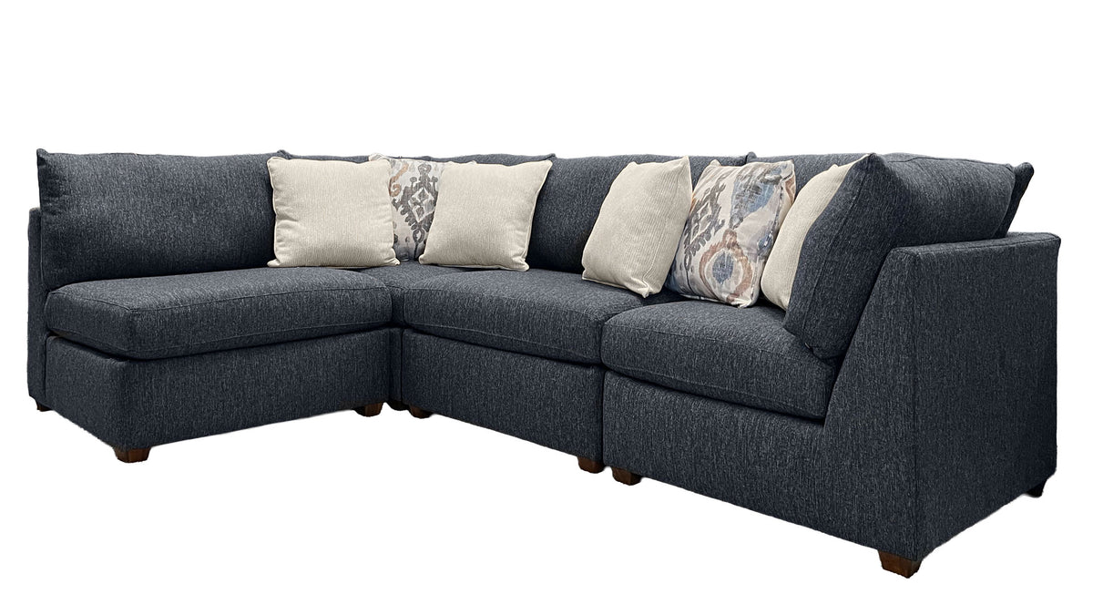 4pc Navy Revolution Modular Sectional