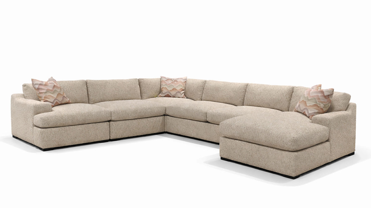 Cassian 5-Piece Sectional Sofa | Gallery Furniture
