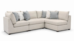 Bennet Linen Crypton Performance Fabric Armless Chair Modular Piece
