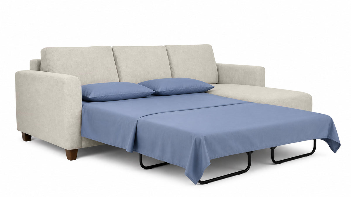 Flex Lens Sleeper Sofa with Storage Chaise | Sectional Sleeper Sofa | Gallery Furniture
