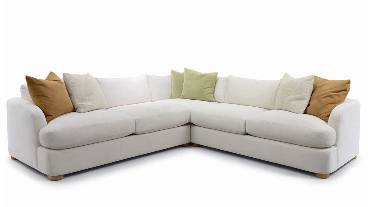 Merit Snow 3-Piece Sectional by Jonathan Louis | Gallery Furniture