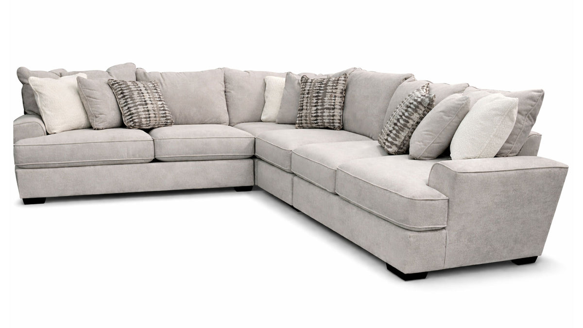 Vibe Fog 4-Piece Sectional Sofa | Gallery Furniture