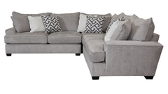 3pc Atlantis Sterling Sectional – Gray Fabric Sectional Sofa Made in USA | Gallery Furniture