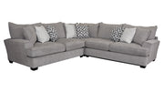 3pc Atlantis Sterling Sectional – Gray Fabric Sectional Sofa Made in USA | Gallery Furniture