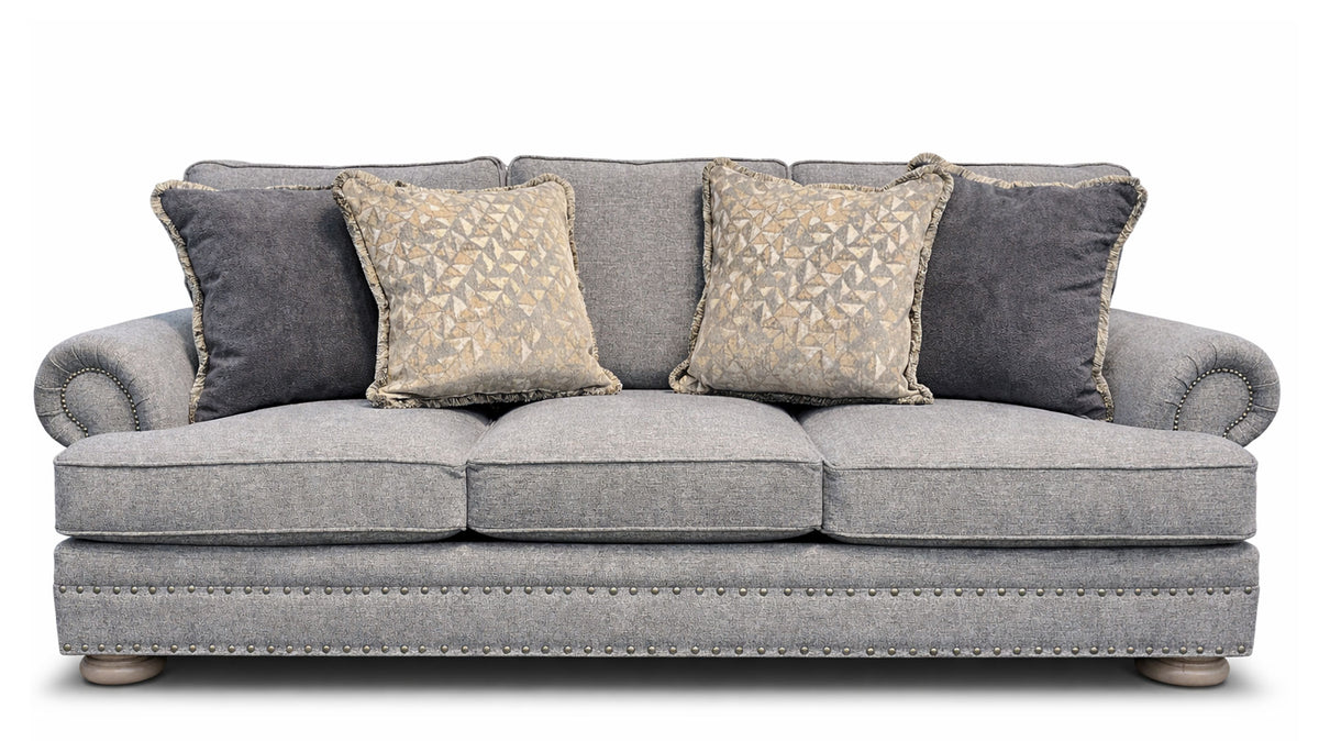 Foster Navy Sofa by Bernhardt | Gallery Furniture