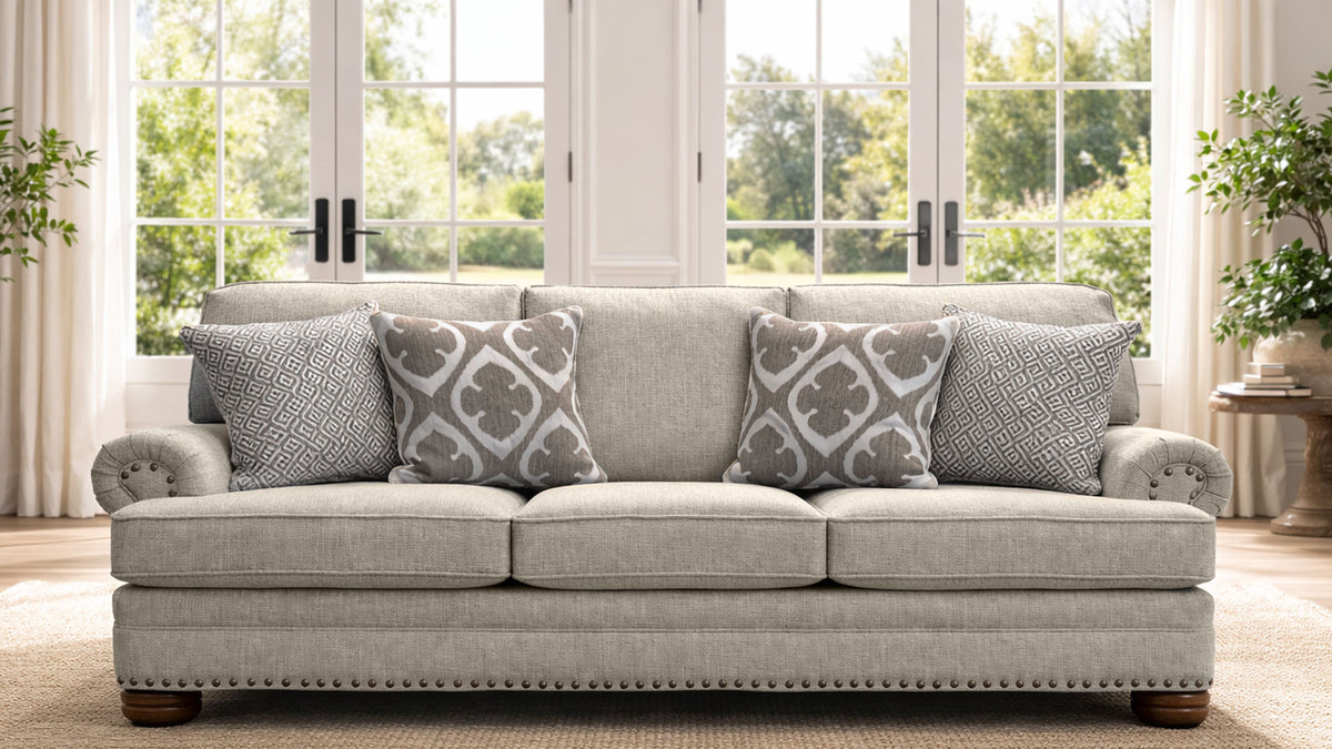 Twine & Twig Fog 2.0 Sofa – Made in USA Fabric Sofa | Gallery Furniture