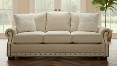 Solara Oatmeal Sofa - Contemporary Upholstered Sofa by Mayo