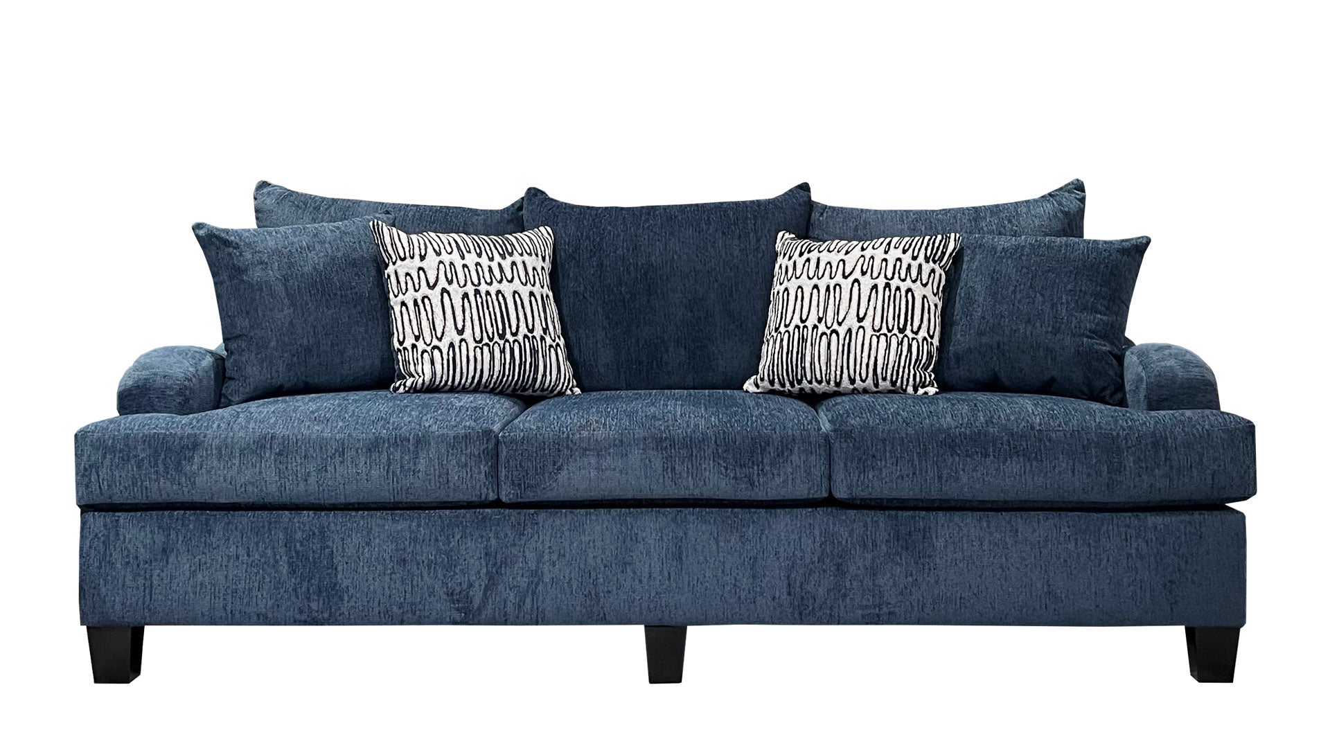 Sofá Suave Navy | Fabricado en EE. UU. | Gallery Furniture