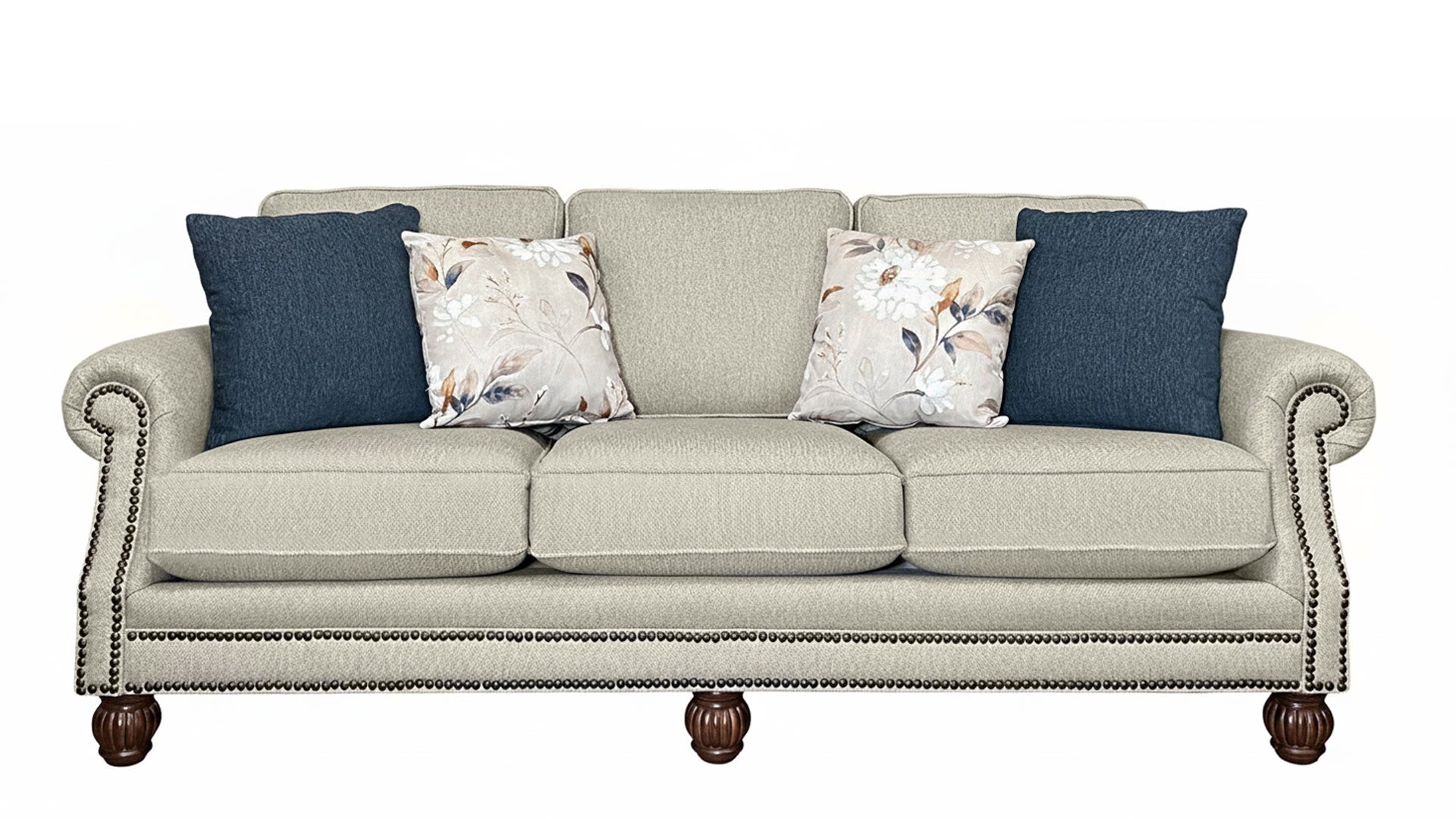Solara Pebble Sofa - Traditional Upholstered Sofa by Mayo