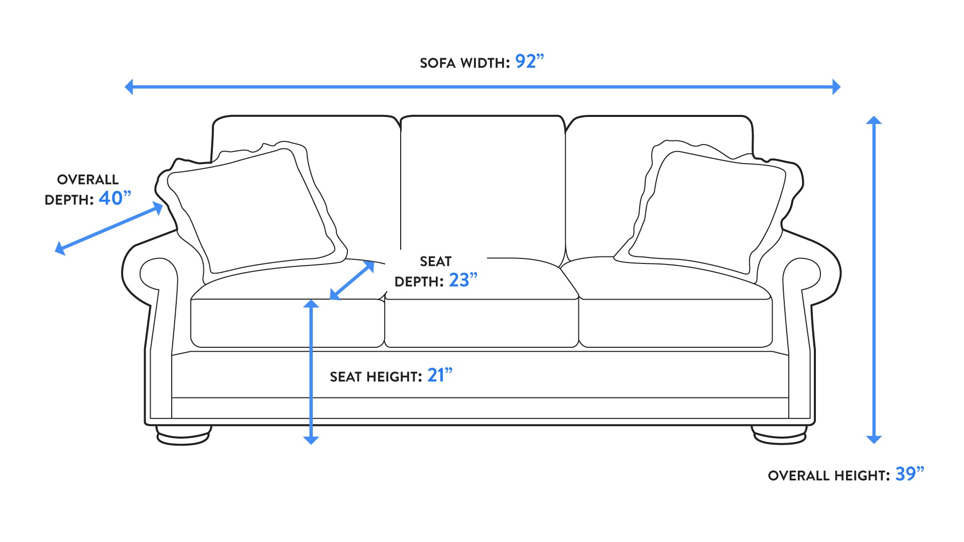 Palance Chestnut Tandem Autumn Sofa