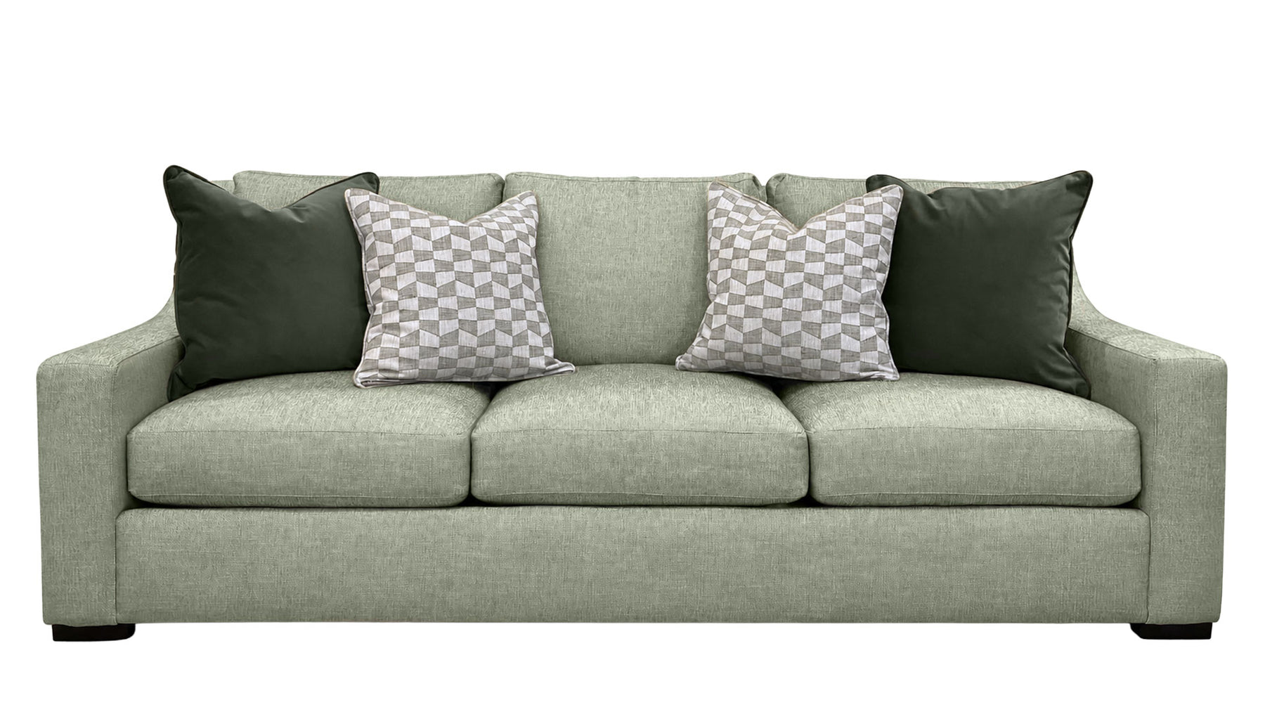 Mint Sofa with Crypton Performance Fabric by Mayo Furniture | Made in USA | Gallery Furniture