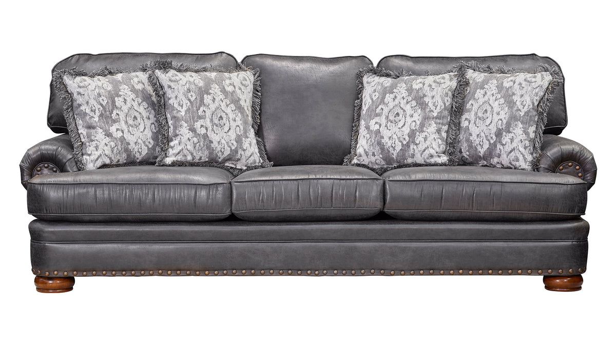 Acquisition Storm Microfiber Sofa Elegant and Comfortable Gallery