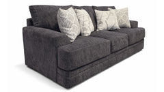 Tyson Mineral Gray Sofa – Coil Cushion Couch | Gallery Furniture