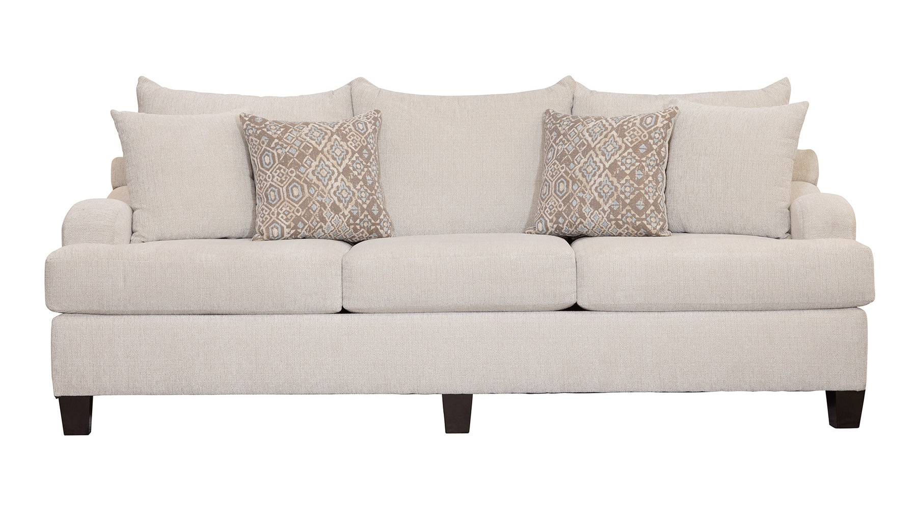 Venus Cream Sofa - Contemporary Elegance with Plush Comfort - Gallery Furniture