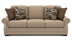 Tweed-Rebela Chestnut Sofa | Revolution Performance Fabrics