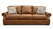 Palance Chestnut Tandem Autumn Sofa | Made in Texas | Mayo