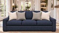Germain Cobalt Performance Fabric Sofa |Gallery Furniture