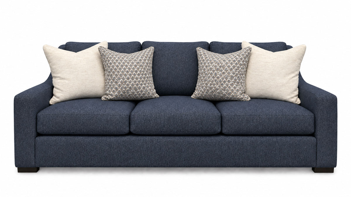 Germain Cobalt Performance Fabric Sofa |Gallery Furniture