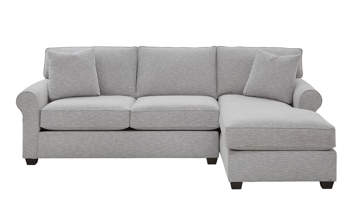 Bennington Dove Sofa with Chaise